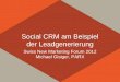 Workshop 4 - Michael Gisiger - Social CRM am Beispiel der Leadergenerierung