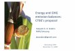Energy and GHG emission balances: CTBE´s proposal