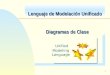 1 Lenguaje de Modelación Unificado Unified Modeling Language Diagramas de Clase