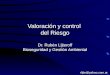 Valoración y control del Riesgo Dr. Rubén Lijteroff Bioseguridad y Gestión Ambiental rlijte@yahoo.com.ar