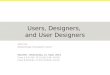 Week03 Users, Designers, and User Designers