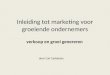 Carl cattebeke  inleiding tot marketing Actie voor Starters Unizo Vlaamse Startersweek Roeselare