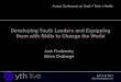 Developing Youth Leaders and Equipping with Digital Skills