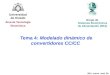 Tema 4: Modelado dinámico de convertidores CC/CC Grupo de Sistemas Electrónicos de Alimentación (SEA) SEA_uniovi_mod_00 Universidad de Oviedo Área de Tecnología