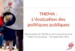 Présentation THEMA - Evaluation des politiques publiques