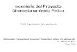 Ingeniería del Proyecto. Dimensionamiento Físico 71.31 Organización de la producción Bibliografía: “Evaluación de Proyectos” Gabriel Baca Urbina. Ed. McGraw