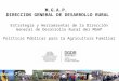 M.G.A.P. DIRECCION GENERAL DE DESARROLLO RURAL Estrategia y Herramientas de la Dirección General de Desarrollo Rural del MGAP Políticas Públicas para la