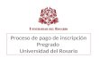Proceso de pago de inscripción Pregrado Universidad del Rosario