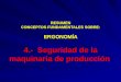 RESUMEN CONCEPTOS FUNDAMENTALES SOBRE: ERGONOMÍA 4.- Seguridad de la maquinaria de producción