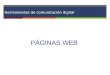 Herramientas de comunicación digital PÁGINAS WEB