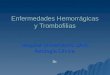 Enfermedades Hemorrágicas y Trombofilias Hospital Universitario UANL Patología Clínica Dr