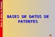 BASES DE DATOS DE PATENTES Bases de datos de Patentes