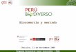 13.02.2014 Seite 1 Programa Desarrollo Rural Sostenible – PDRS Chucuito, 11 de Noviembre 2009 Biocomercio y mercado