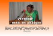 VICTOIRE está en peligro Victoire Ingabire Umuhoza, candidata fallida a las pasadas elecciones, amañadas por Paul Kagame, ha sido encarcelada en una siniestra