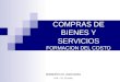 COMPRAS DE BIENES Y SERVICIOS FORMACION DEL COSTO ROBERTO M. AGUILERA CPN – LIC. EN ADM