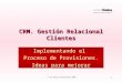 1 © The Delos Partnership 2003 CRM. Gestión Relacional Clientes Implementando el Proceso de Provisiones. Ideas para mejorar