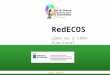 RedECOS ¿Qué es y cómo funciona? Curso 2010/11. ¿Qué es la RedECOS? Una iniciativa para desarrollar la Educación Ambiental en el aula. Un espacio común