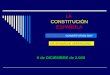 LA CONSTITUCIÓN ESPAÑOLA 6 de DICIEMBRE de 2.006 THE SPANISH CONSTITUTION DAY DIE SPANISCHE VERFASSUNG