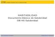 HABITABILIDAD Documento Básico de Salubridad DB HS Salubridad CTE CÓDIGO TÉCNICO DE LA EDIFICACIÓN LUIS AGUADO ALONSO ARQUITECTO TÉCNICO
