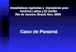 Estadísticas Agrícolas y Ganaderas para América Latina y El Caribe Río de Janeiro, Brasil, Nov. 2009 Caso de Panamá
