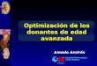 Optimización de los donantes de edad avanzada Amado Andrés