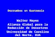 Derrumbes en Guatemala Walter Hayes Alianza Global para la Reducción de Desastres Universidad de Carolina del Norte, EUA