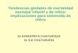 Tendencias globales de mortalidad neonatal infantil y de niños: implicaciones para sobrevida de niños Dr KANUPRIYA CHATURVEDI Dr S.K CHATURVEDI