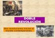 DOBLE REVOLUCIÓN Dos revoluciones inician el mundo contemporáneo
