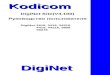 Kodicom DigiNet Site(V4.100) Руководство пользователя DigiNet-1816, 3416, 34216 4416, 44216, 5808 58216 DigiNet