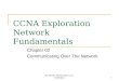 KC KHOR, Multimedia Univ. Cyberjaya 1 CCNA Exploration Network Fundamentals Chapter 02 Communicating Over The Network