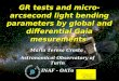 March 31 2006, Birmingham GR tests and micro-arcsecond light bending parameters by global and differential Gaia mesurements Maria Teresa Crosta Astronomical