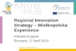 Regional Innovation Strategy – Wielkopolska Experience Elżbieta Książek Brussels, 17 April 2013