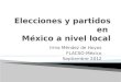 Irma Méndez de Hoyos FLACSO-México Septiembre 2012