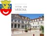 Ville-préfecture de la Haute-Saône, Vesoul et son agglomération rassemblent 35 000 habitants Construite autour dune butte témoin, « La Motte »