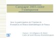 Campagne 2003 contre lostéoporose Avec la participation de lInstitut de Formation en Masso-kinésithérapie de Nancy Auteurs : S.Collignon et R. Boini Cadre