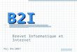 B2I Brevet Informatique et Internet Maj 09/2007