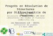 Progrès en Résolution de Structures par Diffractométrie de Poudres Armel Le Bail Université du Maine – CNRS UMR 6010 Laboratoires des Oxydes et Fluorures