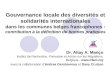Gouvernance locale des diversités et solidarités internationales dans les communes belges francophones : contribution à la définition de bonnes pratiques