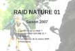 RAID NATURE 01 Saison 2007 1 Quest ce quun Raid ? 2 Qui est RAID NATURE 01 ? 3 Palmarès 4 Les courses de la saison 2007 5 Partenariat