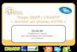 Stage INJEP / CRéATIF « Animer un réseau dEPN » @cticiel Programme daccès aux Technologies de lInformation en Limousin