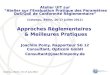 Cotonou, Benin, 16-17 July 2012 Approches Règlementaires & Meilleures Pratiques Joachim Pomy, Rapporteur SG 12 Consultant, Opticom GmbH Consultant@joachimpomy.de