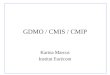 GDMO / CMIS / CMIP Karina Marcus Institut Eurécom