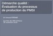 Dr Arnaud ETIENNE Journée des DIM dAlsace 26 novembre 2010 Démarche qualité : Évaluation du processus de production du PMSI