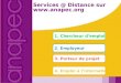 Services @ Distance sur  4. Emploi à linternational 1. Chercheur demploi 2. Employeur 3. Porteur de projet