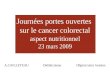 Journées portes ouvertes sur le cancer colorectal aspect nutritionnel 23 mars 2009 A.CAILLETEAU Diététicienne Hôpital saint Antoine