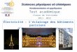 Test académique Classe de troisième 2011- 2012 Électricité : léclairage des bâtiments parisiens dHaussmann à nos jours