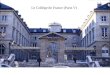 Le Collège de France (Paris V) Un neutrino pour quoi faire ? 1896 : 238 U 234 Th + particule alpha Cette émission sera baptisée radioactivité alpha