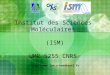 Institut des Sciences Moléculaires (ISM) UMR 5255 CNRS 
