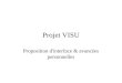 Projet VISU Proposition d'interface & avancées personnelles