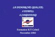 LA DEMARCHE QUALITE, 6 ETAPES, 6 CONDITIONS Formation IUT Créteil Novembre 2002